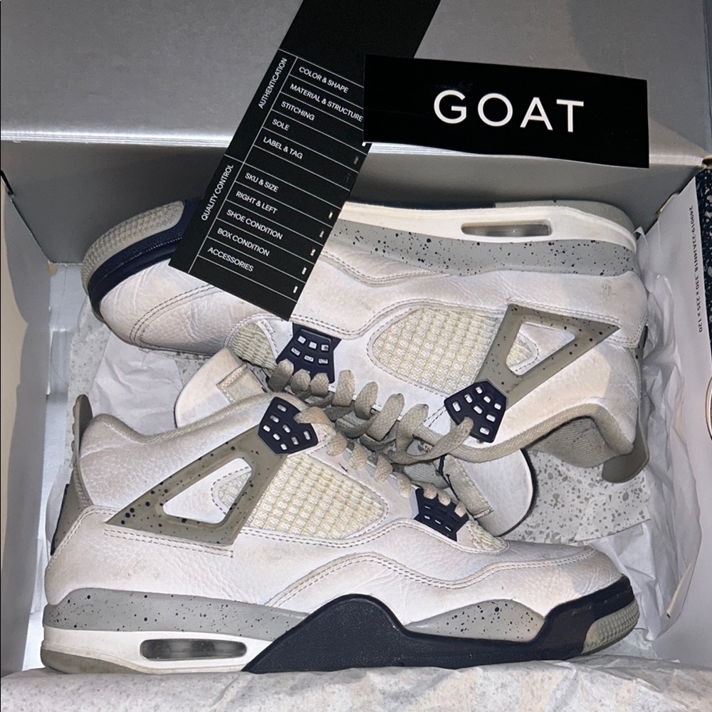 Jordan Retro 4, MIDNIGHT NAVY BLUE OG box. GOAT verified. FREE SHIPPING